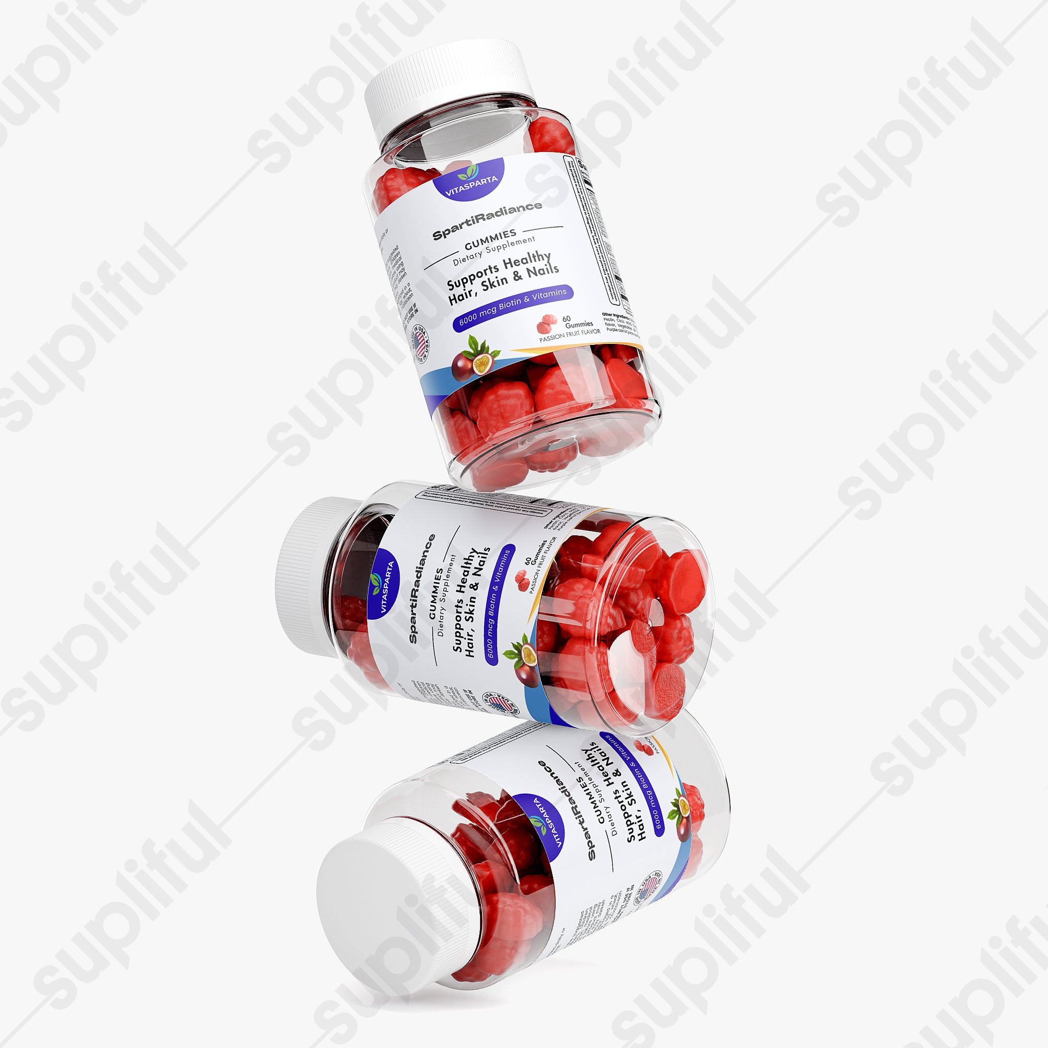 SpartiRadiance  Gummies ( Supports Healthy Hair, Skin & Nails )