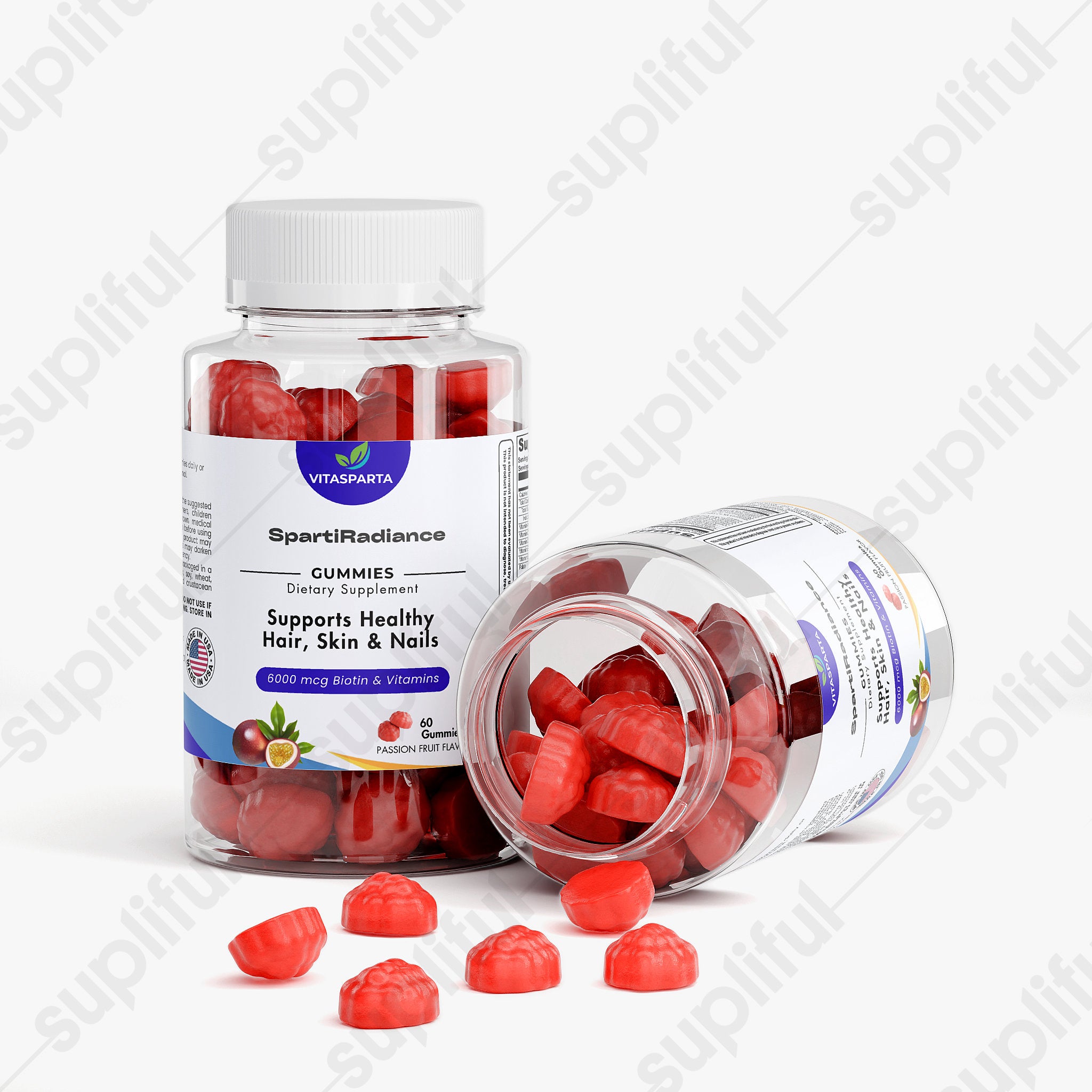 SpartiRadiance  Gummies ( Supports Healthy Hair, Skin & Nails )